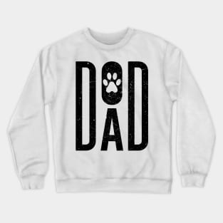 Dog Dad | Funny Dog Paw Crewneck Sweatshirt